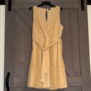 Torrid Beige Sleeveless Mini Dress